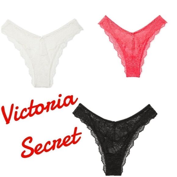 NWT Victoria Secret DREAM ANGELS Lace Brazilian Panty - Picture 1 of 16